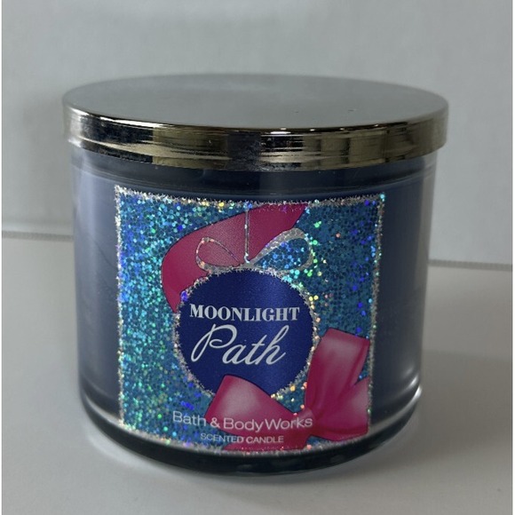 NEW! Bath & Body Works Moonlight Path Scented 3 Wick Candle Large 14.5 OZ - Picture 4 of 8